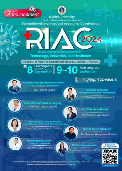 Ramathibodi International Academic Conference (RIAC) 2024